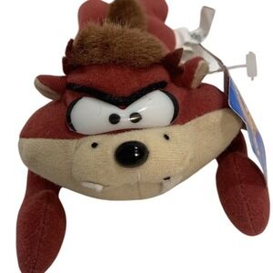 Vintage Looney Tunes Taz 8" Tasmanian Devil Plush Toy NWT Warner Bros. 1997‎